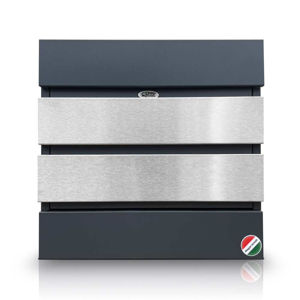Postaláda Fence Design II. inox, antracit,1, postaladauzlet.hu